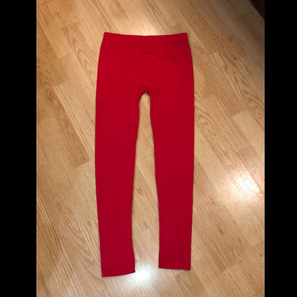 Red leggings S/M